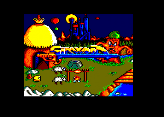 Sirwood Demo Screenshot 5 (Amstrad CPC464)