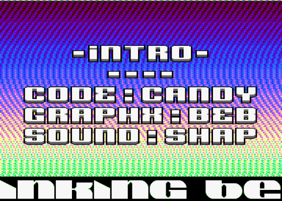 Points Barres Screenshot 5 (Amstrad CPC464)