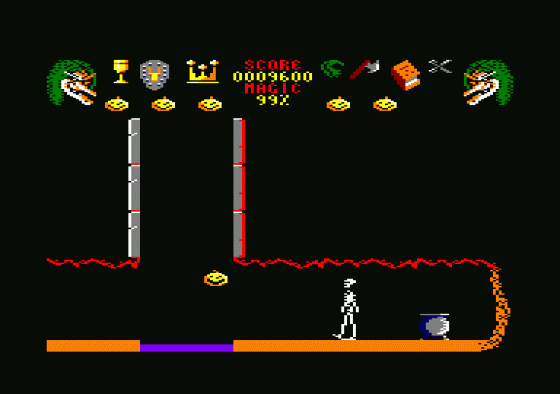 Cauldron II: La Citrouille Contre Attaque Screenshot 5 (Amstrad CPC464)