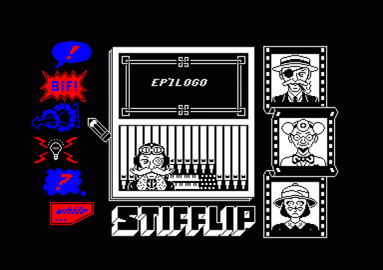 Stifflip And Co Spanish Version Screenshot 1 (Amstrad CPC464)