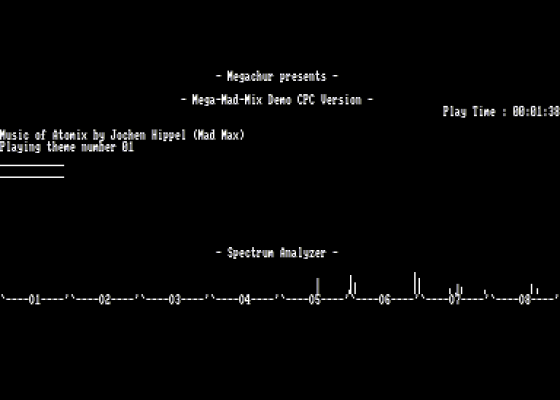 Mega-Mad-Mix Demo Screenshot 5 (Amstrad CPC464)