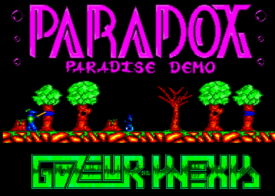 Paradise Demo Screenshot 5 (Amstrad CPC464)