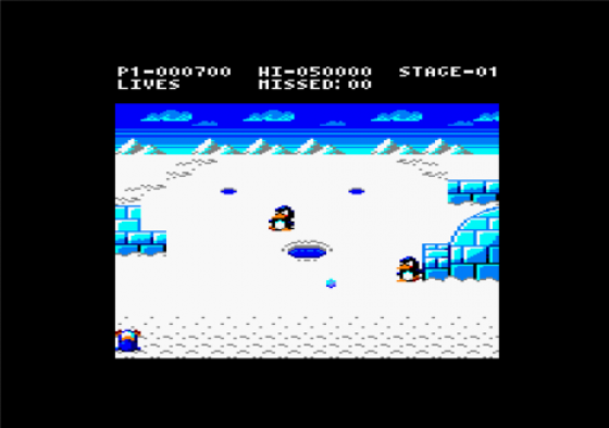 Penguin Attack Screenshot 13 (Amstrad CPC464/664/6128)