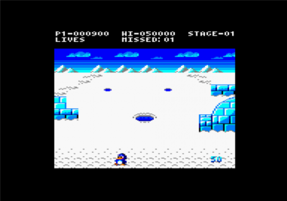 Penguin Attack Screenshot 14 (Amstrad CPC464/664/6128)