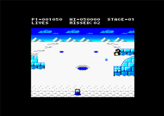 Penguin Attack Screenshot 15 (Amstrad CPC464/664/6128)