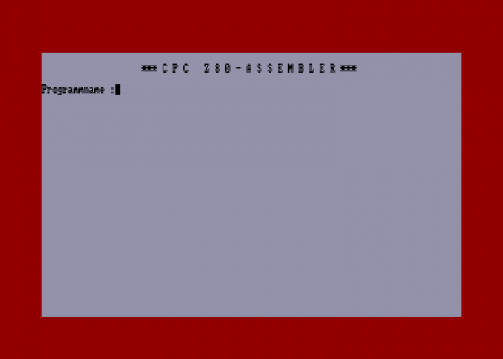 CPC-Assembler v2.0 Screenshot
