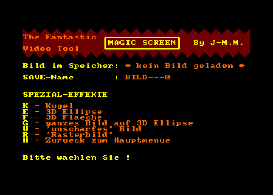 Magicscreen Screenshot 1 (Amstrad CPC464)