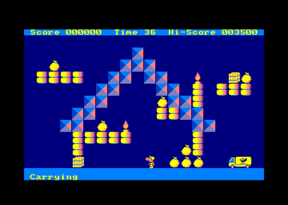 Postman's Destiny Screenshot 1 (Amstrad CPC464)