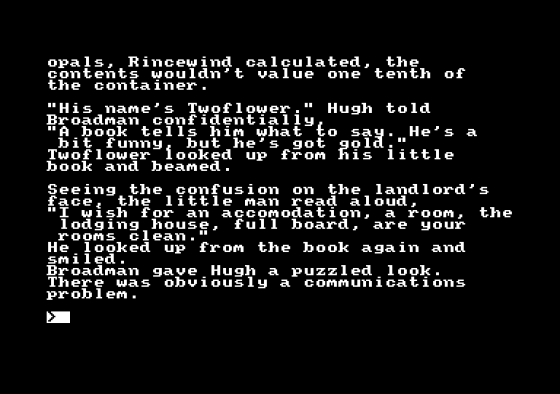 The Colour Of Magic Screenshot 1 (Amstrad CPC464)