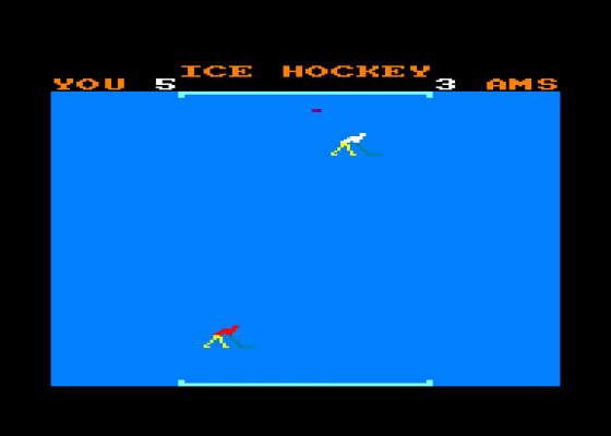 Ice Hockey Screenshot 1 (Amstrad CPC464)