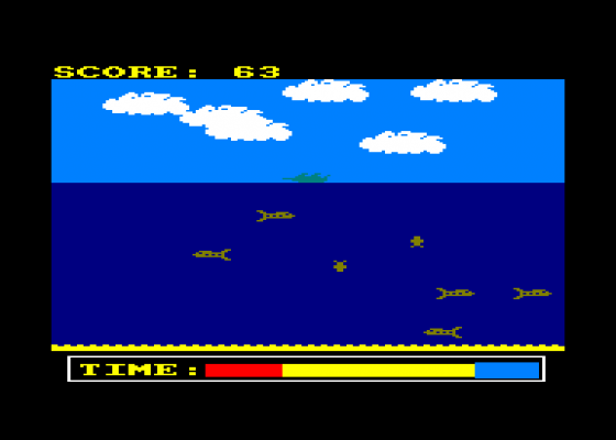 Submarine War Screenshot 1 (Amstrad CPC464)