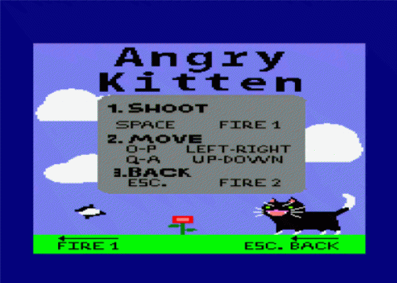 Angry Kitten Screenshot 10 (Amstrad CPC464/664)