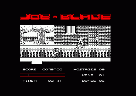 Joe Blade Screenshot 5 (Amstrad CPC464)