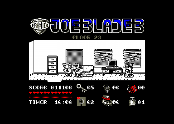 Joe Blade 3 Screenshot 5 (Amstrad CPC464)