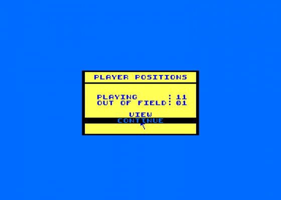 Super League Version 2.0 Screenshot 5 (Amstrad CPC464)