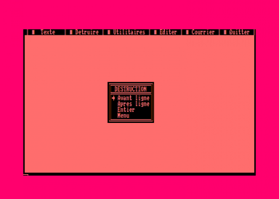 Courrier Screenshot 5 (Amstrad CPC464)