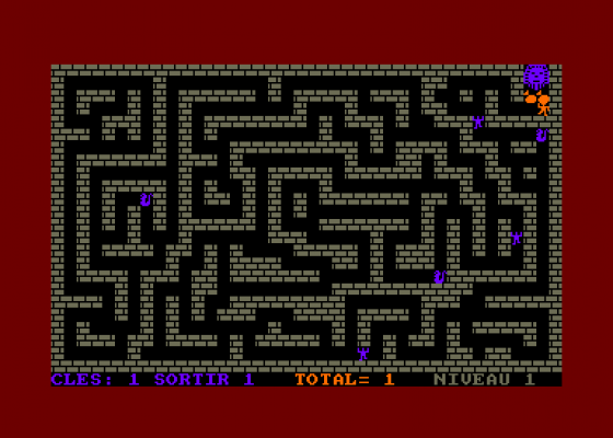 Tombeau Screenshot 1 (Amstrad CPC464)