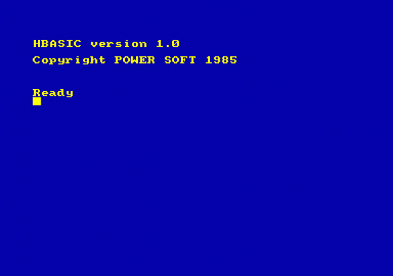 H Basic Screenshot 5 (Amstrad CPC464)