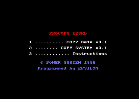 Procopy 128K v3.1