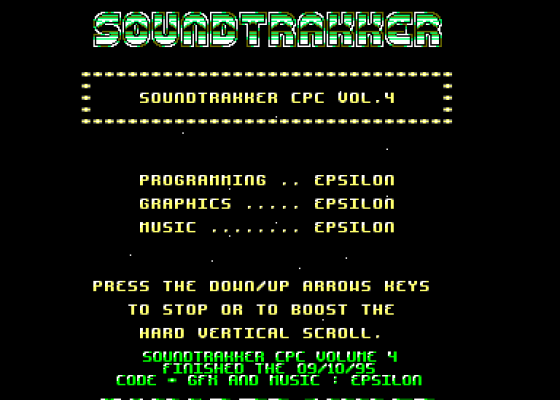 Soundtrakker CPC Volume 4