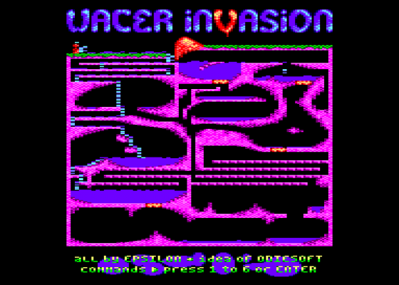 Water Invasion v1.0 Screenshot 1 (Amstrad CPC464)