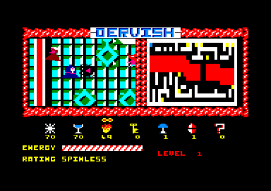 Dervish Screenshot 1 (Amstrad CPC464)