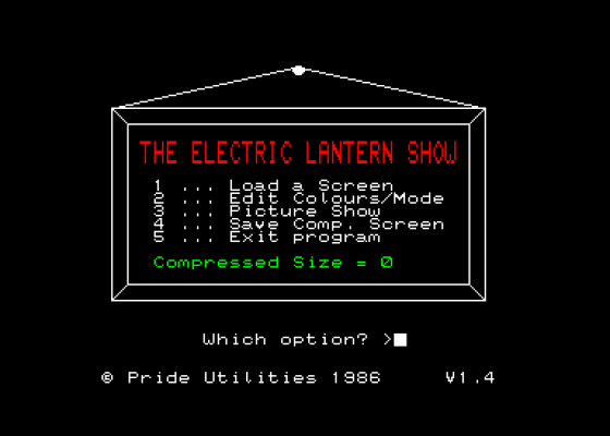 Electric Lantern Show v1.4