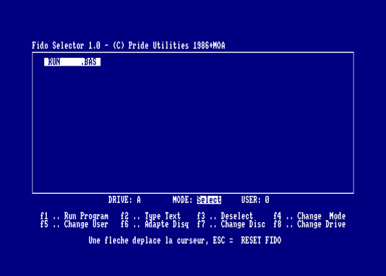 Fido Selector 1.0