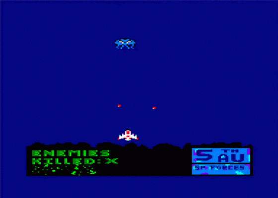 Invade Space Screenshot 8 (Amstrad CPC464/664)