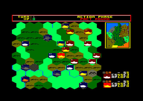 Battlefield Germany Screenshot 5 (Amstrad CPC464)