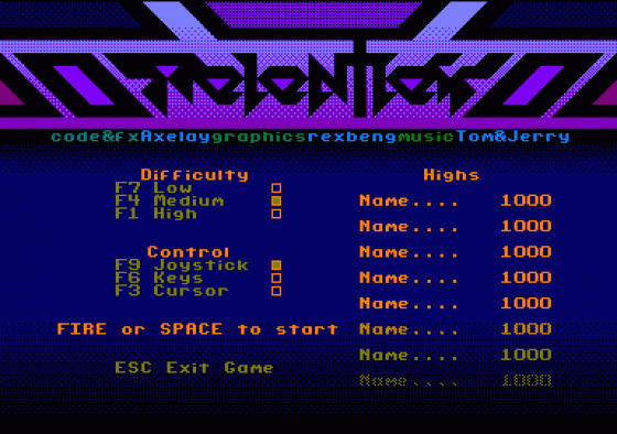 Relentless Screenshot 5 (Amstrad CPC464)