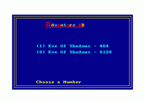 Eve Of Shadows Screenshot 7 (Amstrad CPC464)