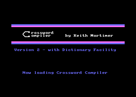 Crossword And Dictionary Compiler