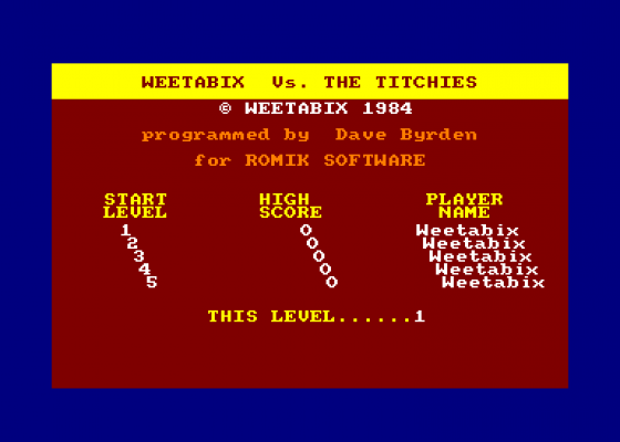 The Weetabix Vs The Titchies