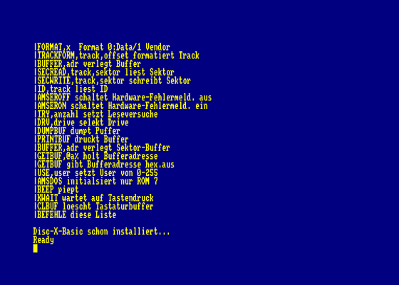 Disk-X-Basic Screenshot
