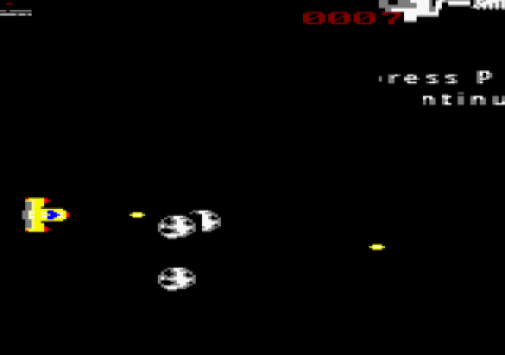 Asteroid Strike Screenshot 6 (Amstrad CPC464/664/6128)