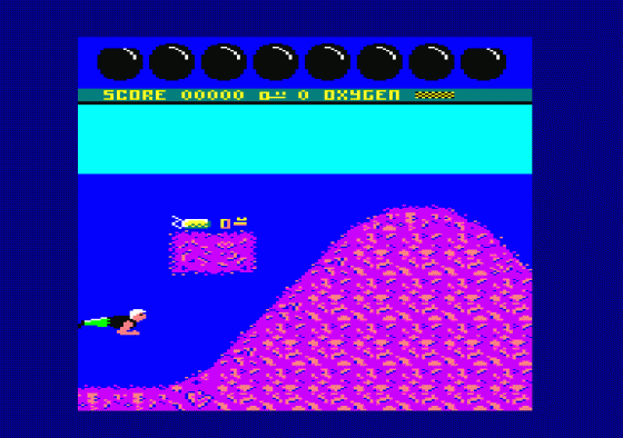 Scuba Kidz Screenshot 5 (Amstrad CPC464)