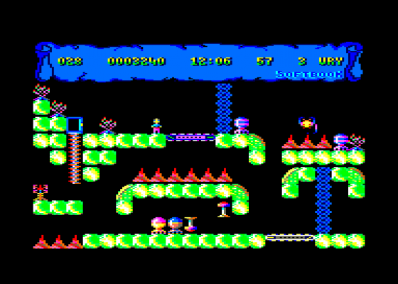 Les Cavernes De Thenebe Screenshot 5 (Amstrad CPC464)