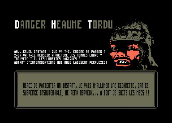 Danger Heaume Tordu Screenshot 5 (Amstrad CPC464)