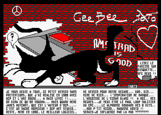 The Over Scan A Peche Screenshot 5 (Amstrad CPC464)