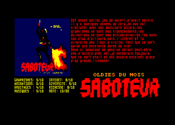 Joystrad 3 Screenshot 5 (Amstrad CPC464)