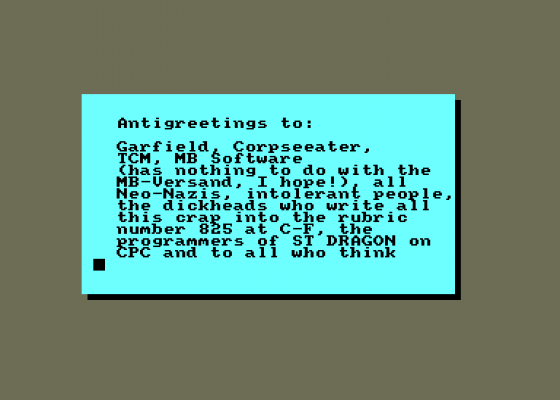 Electric Monk Intro 1 Screenshot 1 (Amstrad CPC464)