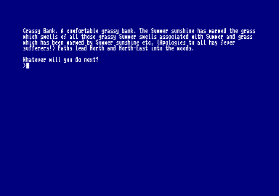 A Midsummer Day's Dream Screenshot 1 (Amstrad CPC464)