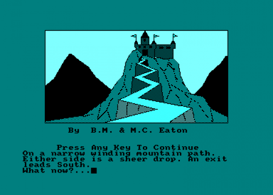 Castle Adventure Screenshot 5 (Amstrad CPC464)