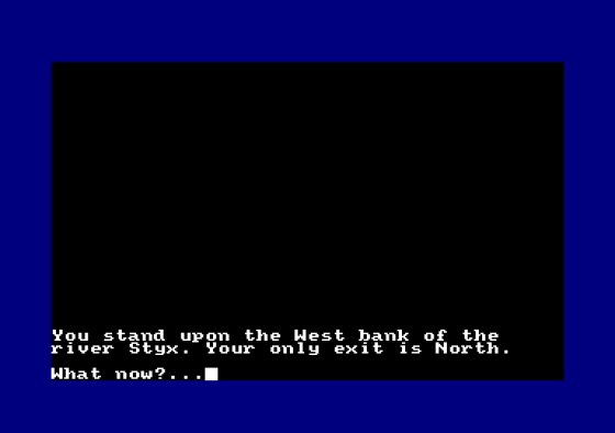 Hades Screenshot 1 (Amstrad CPC464)