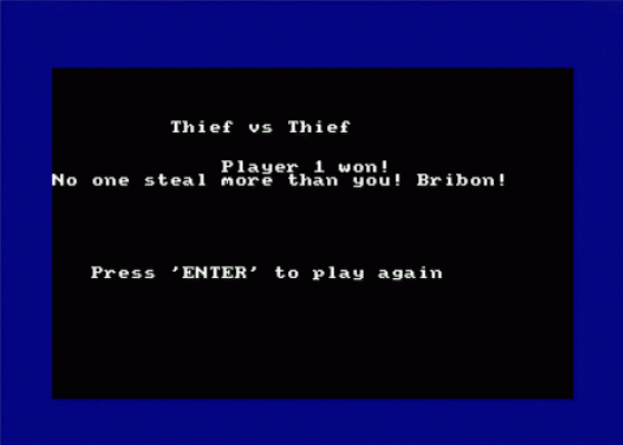 Thief Vs. Thief Screenshot 14 (Amstrad CPC464)