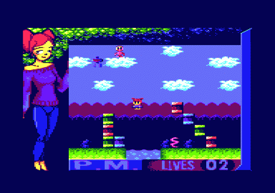 Platformer Medley First Block Screenshot 5 (Amstrad CPC464)