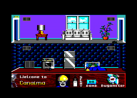 Arachnophobia Screenshot 6 (Amstrad CPC464/664/6128)