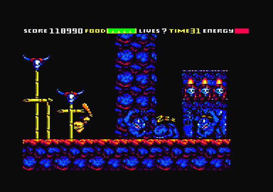 Prehistorik Screenshot 5 (Amstrad CPC464)