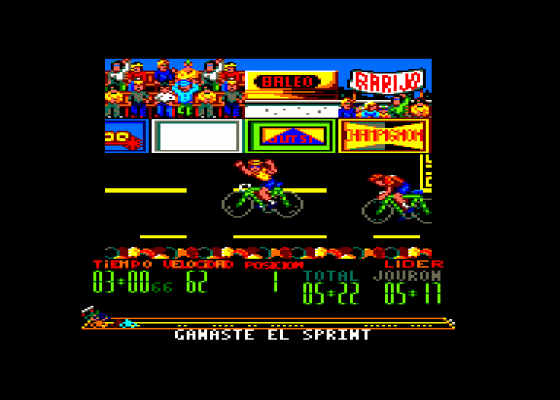 Tour 91 Screenshot 5 (Amstrad CPC464)